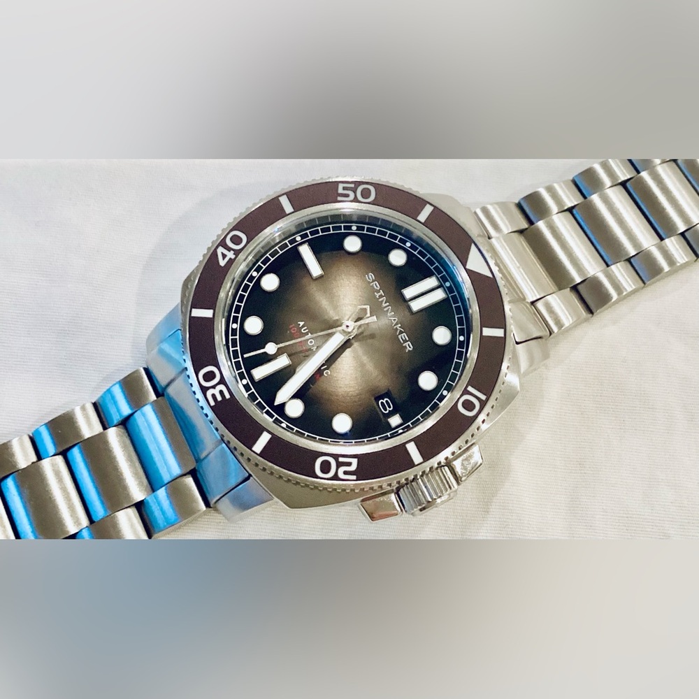 SPINNAKER Hull Diver Automatic 200m 42mm Harvest Brown Dive Watch